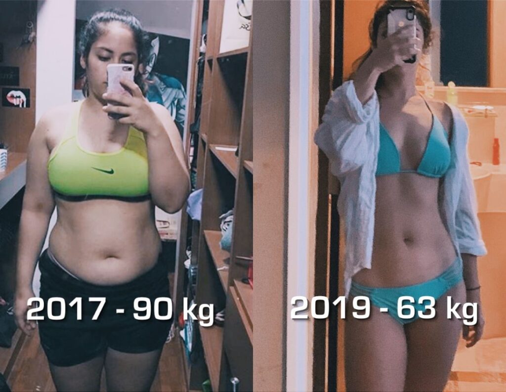 A before and after